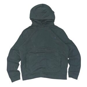 Allsaints Basic Pocket Hoodie Men's Long Sleeve Gray Size XL